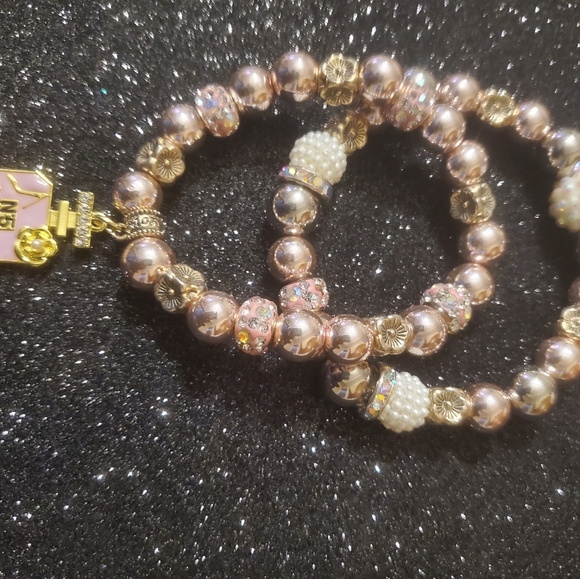 GORGEOUS DOUBLE-BRACELETS JUST IN TIME FOR MOM! ONE-OF-A-KIND!! - Picture 5 of 16